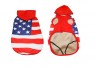 AMERICAN - abrigo felpado con capucha