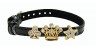 Collar Charol con diamantes Perros Pequeos